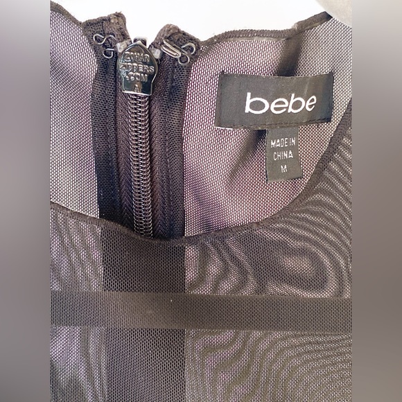 ✨Sparkle✨ bebe Sassy Sequined Holiday Bodycon Mini Dress - Picture 6 of 10